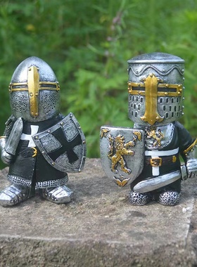 中世纪风斧头桌面雕塑树脂工艺品