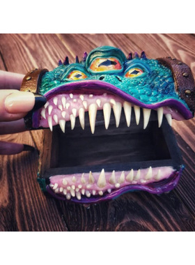 跨境新款Mimic Chest Dungeons and Dragons 龙与地下城RPG骰子盒