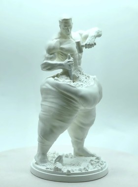 创意打破脂肪健身瘦身男女减肥摆件雕像人体造型健美家居瑜伽馆