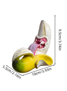 万圣节摆件家用2024新款万圣装饰花园庭院舌头香蕉节日摆件树脂工