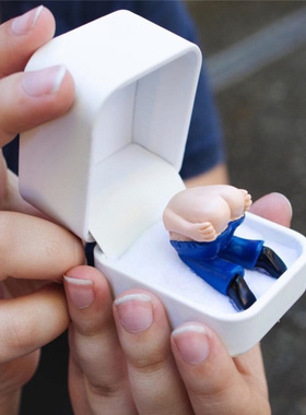 整蛊搞怪戒指盒求婚恶搞礼物情侣整蛊家居摆件装饰树脂戒指盒设计