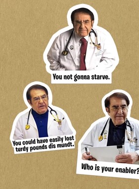 跨境新款Dr. Now Weight Loss Guidelines Sticker 个性趣味贴纸