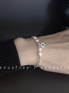 925纯银天然淡水珍珠手链