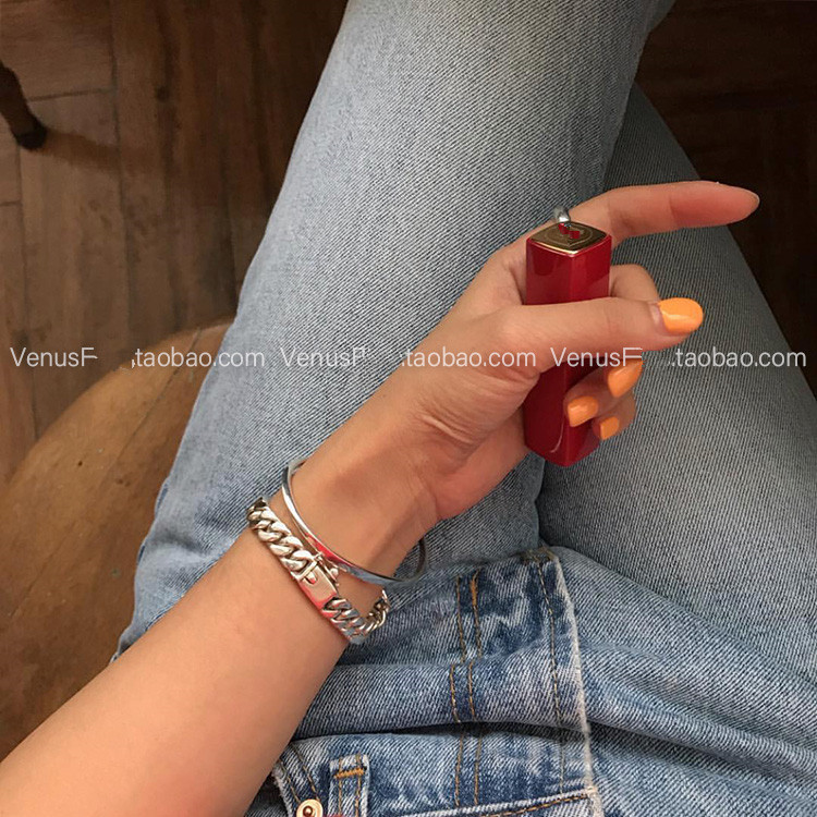 手链venusfree925纯银简约情侣