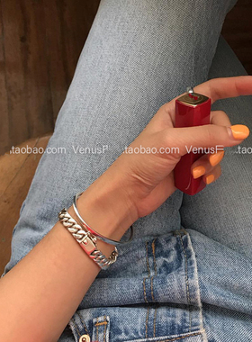 手链venusfree925纯银简约情侣