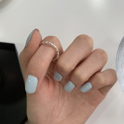 叠戴能手！博主b备925褶皱指环