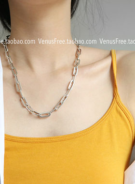 独家定制ins超火加粗欧美链条