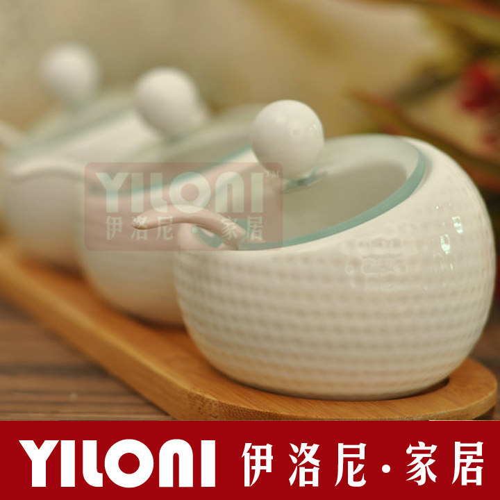 欧式陶瓷 调料罐 胡椒粉调味盒盐罐透明玻璃盖调料盒 竹制 调味罐|msdalam kategori dapur/memasak Appliances, Alat dapur/Penyimpanan dapur, botol penyimpanan/bekas penyimpanan dapur, botol perasa - dari Buy2taobao.com untuk memberikan perkhidmatan ejen Taobao profesional membeli