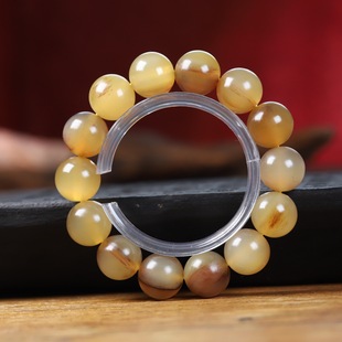 天然血色羊角手串佛珠手链男女西藏饰品民族风直播货源文玩批发