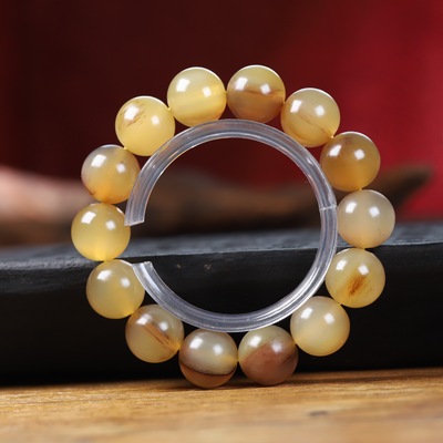 天然血色羊角手串佛珠手链男女西藏饰品民族风直播货源文玩批发