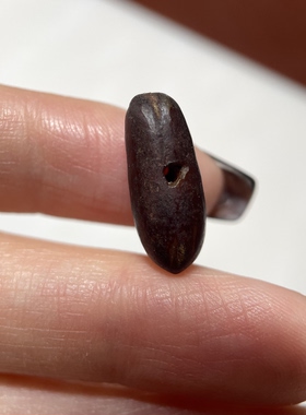 藏区老青稞卡子18mm 念珠配饰配珠侧挂背云散珠手串文玩散珠 762