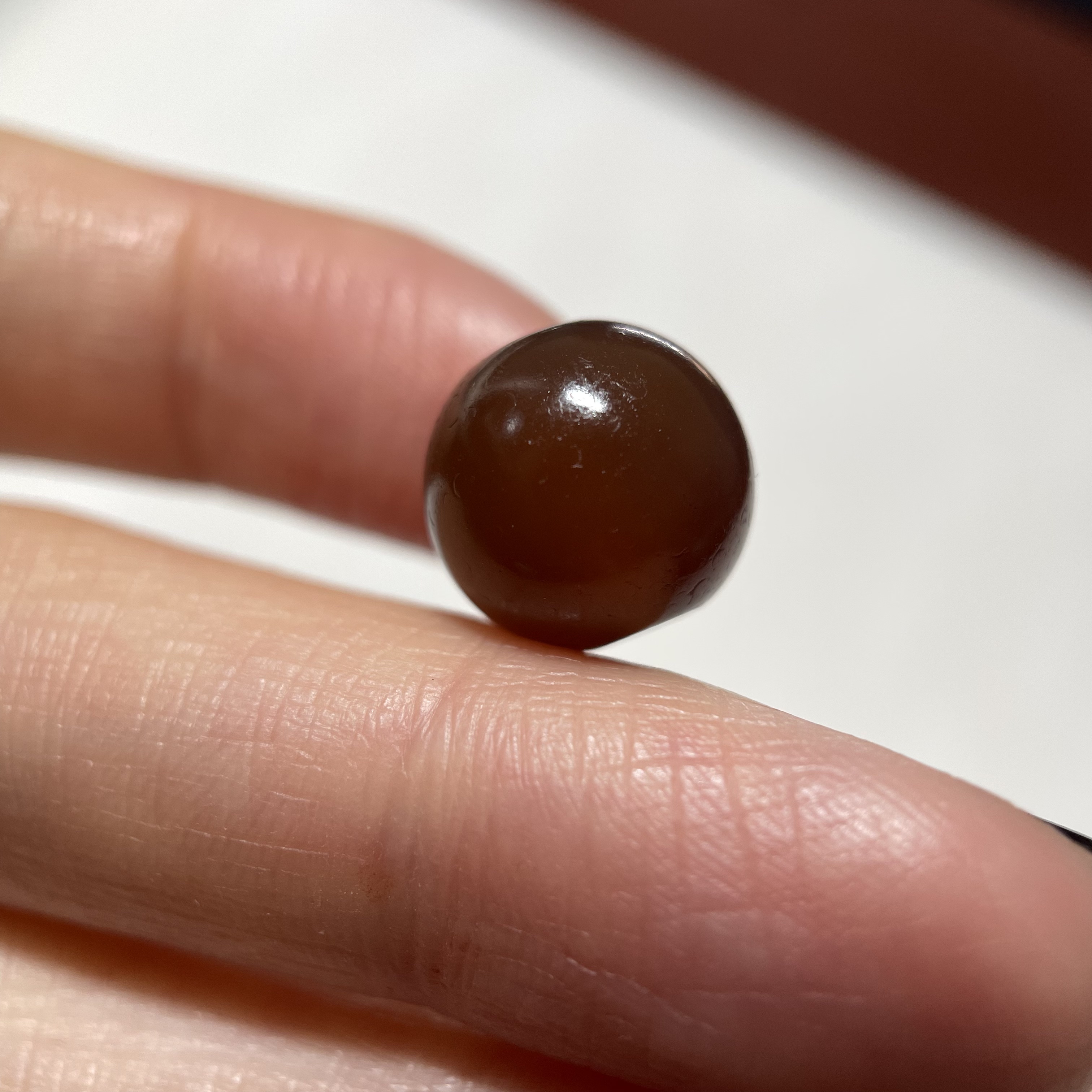 藏传清代糖色油润玛瑙圆珠12mm 念珠手串星月紫檀配珠配饰老珠791