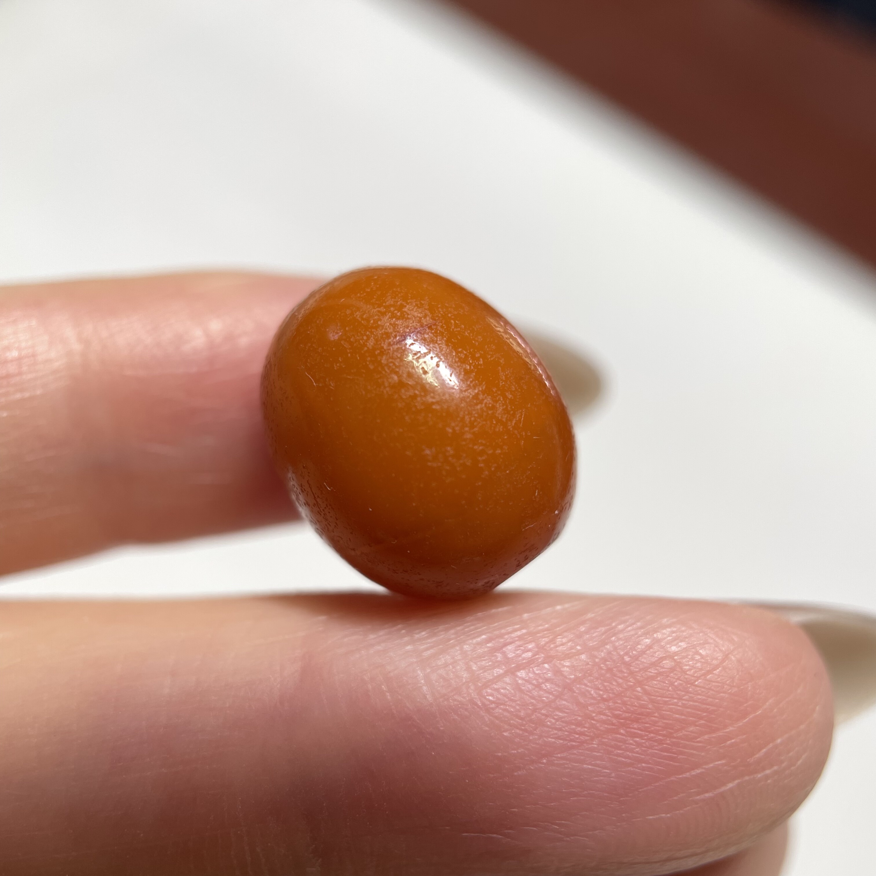 金黄色系百年老蜜蜡橄榄珠枣珠15mm星月紫檀念珠配珠单珠老珠1408