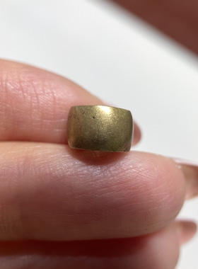 藏传西藏千年天铁托甲珠9mm 大孔道念珠手串元素diy配珠配饰 128