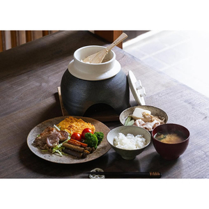 日本原装进口酒精乌龙陶锅焖米饭一人食小土锅酒精炉陶制锅