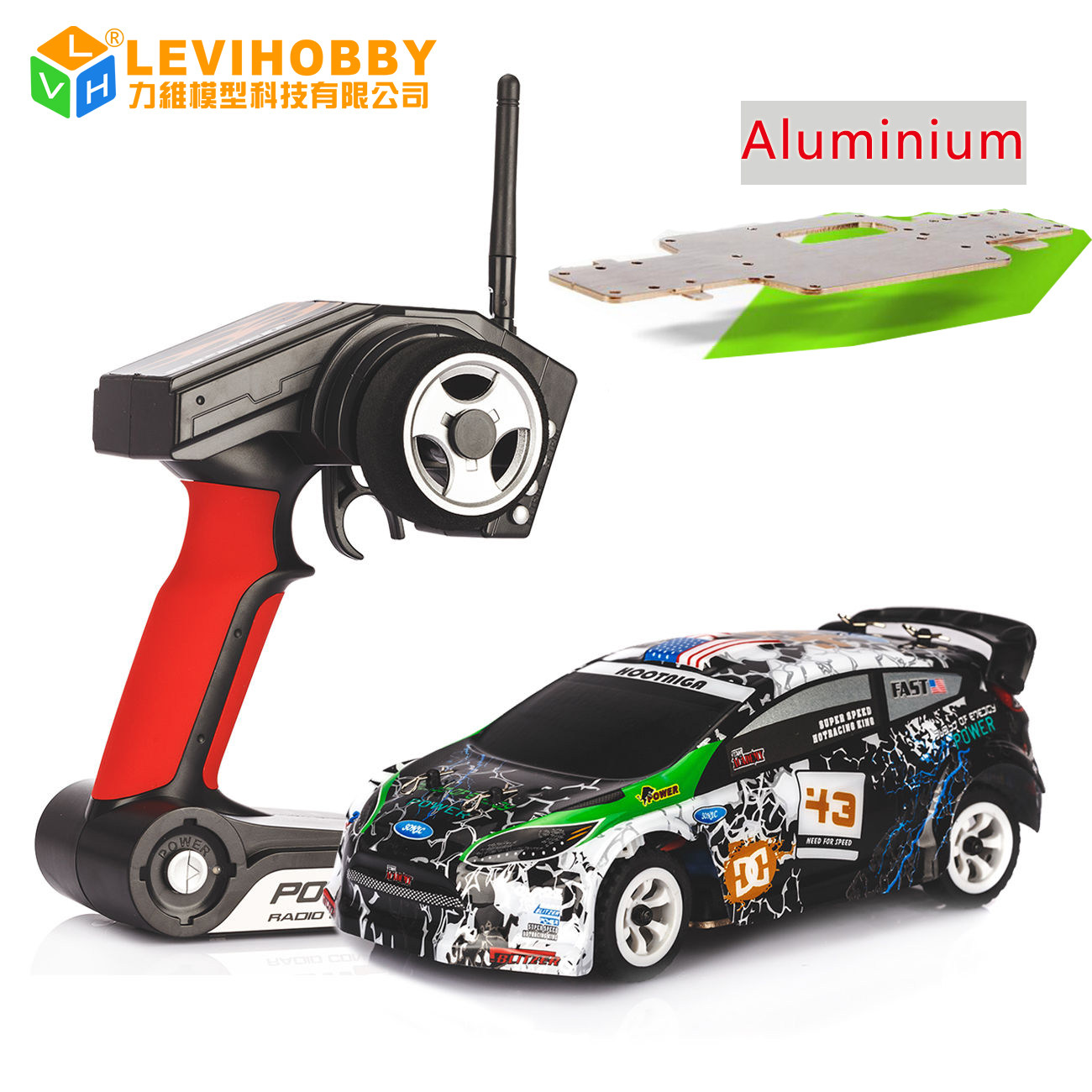 折扣合金车底高速四驱车1:28电动遥控汽车蚊车2.4g玩具车伟力k989