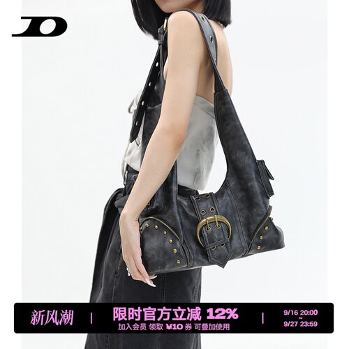 简着®原创沙漠废土风复古机车包