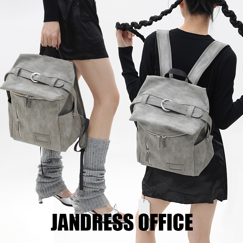 簡著?原創卡諾皮帶扣學院雙肩包