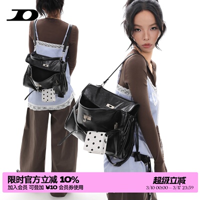 黑色高级感双肩背包3用公文包