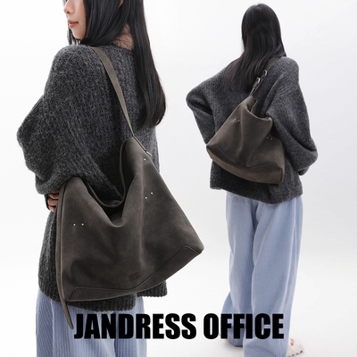 简着原创佐尔马灰褐通勤hobo包