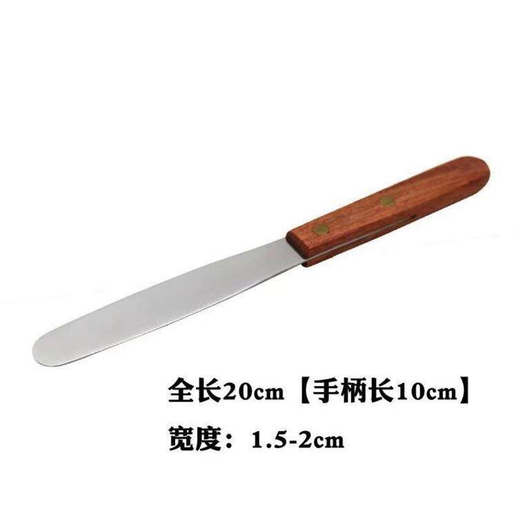 牙科石膏橡皮调刀木柄搅拌工具印膜材调拌印模调和不锈钢材料调碗