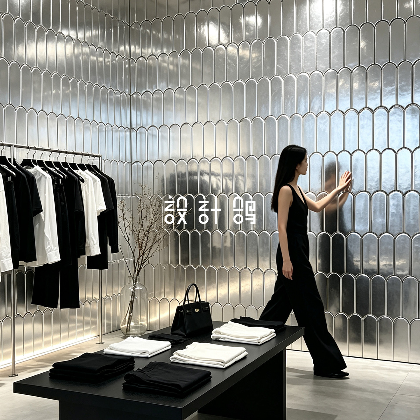 金色银色羽毛砖酒吧夜店服装店