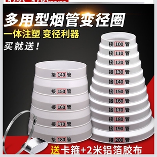 2020油烟机排烟管变径圈18转17/16/15/14转换头止逆阀大小转接头