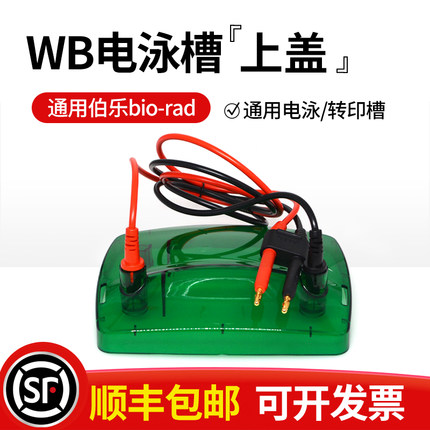 wb小型垂直电泳槽/转印槽外壳盖子加电线转膜电泳槽上盖 通用伯乐