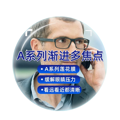 蔡司A系列莲花膜送品牌镜架