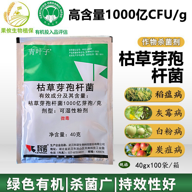 高含量枯草芽孢菌杆菌1000亿草莓黄瓜灰霉病白粉病水稻瘟病杀菌剂 农用物资 杀菌剂 原图主图