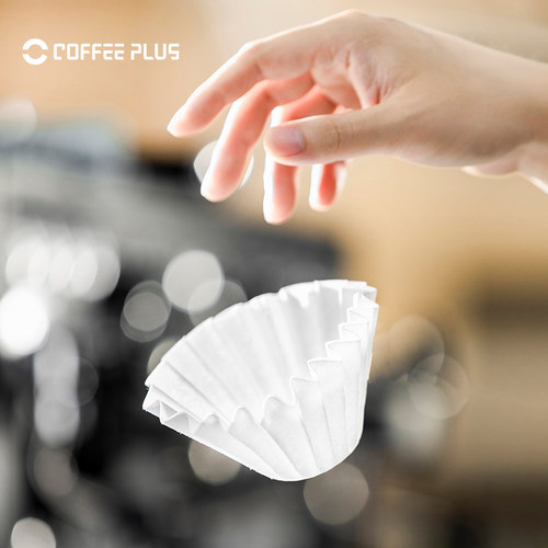 coffee plus手冲咖啡蛋糕滤纸收纳滴漏食品级手磨滤纸漏斗