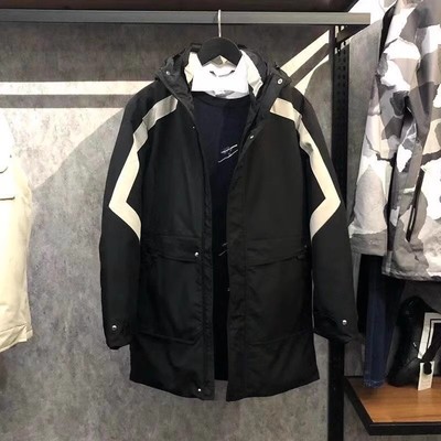 休闲运动户外中长款防风羽绒服