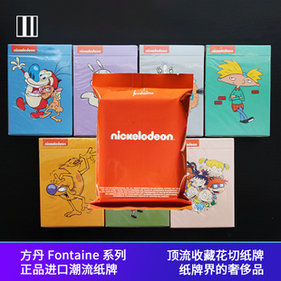 培根扑克牌 方丹 Fontaine 动画盲袋系列 精品潮流花切魔术收藏牌