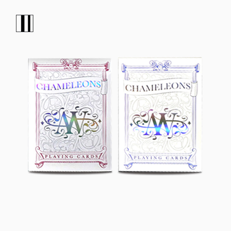 培根扑克牌 chameleons 变色龙 epcc 莫妮卡序花切魔术收藏纸牌