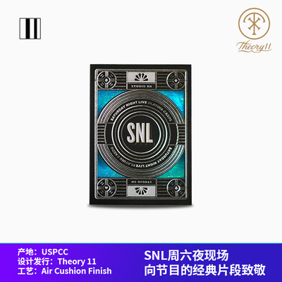 培根扑克 T11 SNL Playing Cards 周六夜现场限量纸牌 Theory11