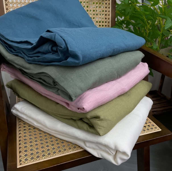 直播专享4-[严重瑕疵特价no退no换]100%纯麻汉麻床单外贸尾单