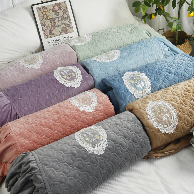 婴芙绒床盖加厚亲肤保暖