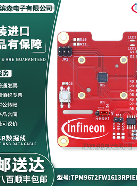 TPM9672FW1613RPIEBTOBO1 OPTIGA TPM SLB 9672 RPI EVALUATI模块