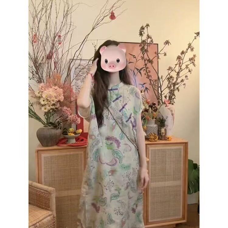 2026春夏季新款独特新中式女装国风气质高级感超好看连衣裙女