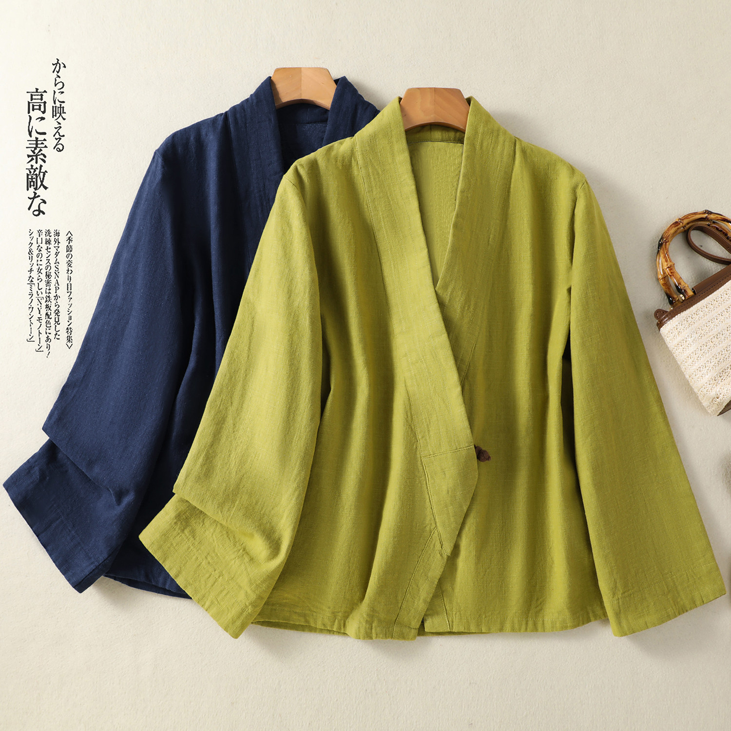 禅服棉麻中式西装外套打坐禅修拜佛衣服居士服佛系春秋款国风衣服