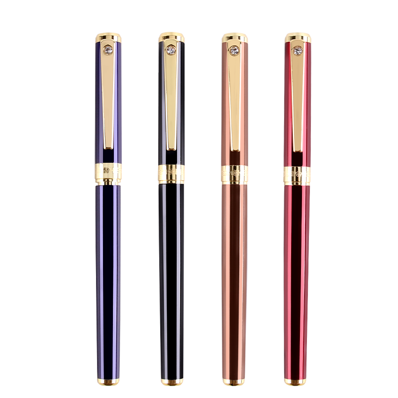 定制logo英雄A06签字笔签单笔宝珠笔金属商务高档男女士用签名