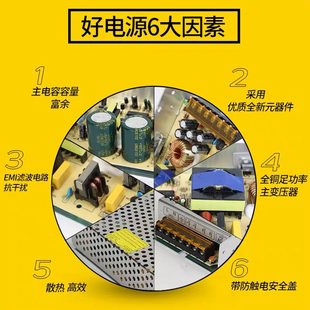 LED灯带发光字广告牌开关电源变压器灯条驱动适配器220V转12V24V5