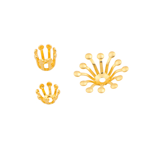 古风新娘发簪步摇饰品材料 胸针发饰古装 diy饰品配件花心花蕊 5个