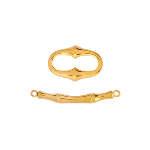 不锈钢竹节diy手工配件 真空镀不变色 手链项链脚链饰品手工材料