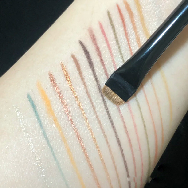 兮婳卧蚕刷刷眼线刀锋眼影刷遮瑕刷细节眼睑下至刷眉刷08平头刷子