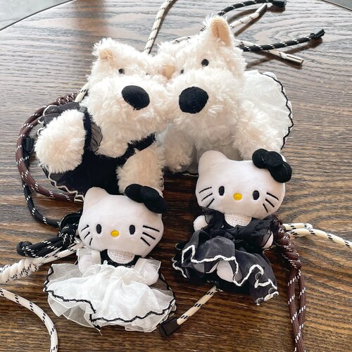 西高地kt猫挂件毛绒miu系原创