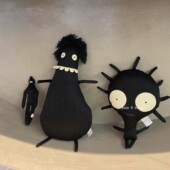 暗黑玩偶挂件公仔个性 丑萌搞怪公仔520礼物毛绒玩具书包挂件抱枕