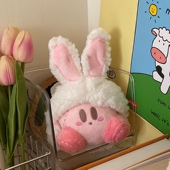 ins兔耳朵星之卡比挂件钥匙扣瓦迪多包包挂饰卡通毛绒公仔挂扣