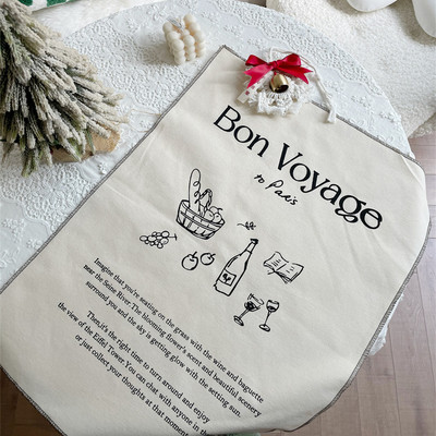 Подвесная ткань Bon voyage, простая ткань для украшения стен, шикарная салфетка, фоновая ткань, реквизит для фотосессии на рабочем столе, пикника