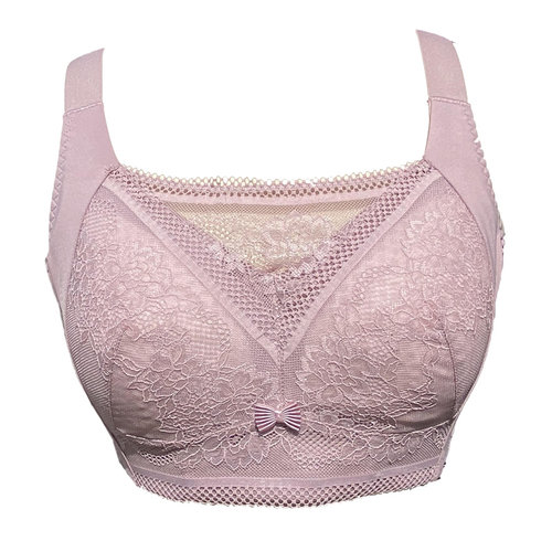 内衣女薄款大胸显小义乳专用文胸调整型抹胸
